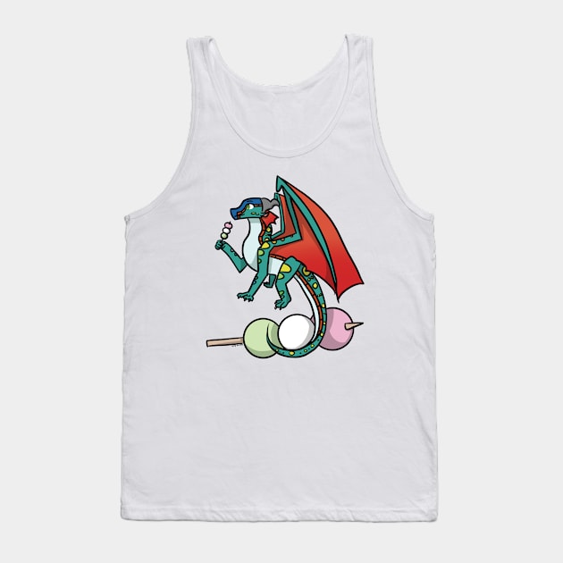 Wings of Fire - Glory eating Dango Tank Top by JellyWinkle